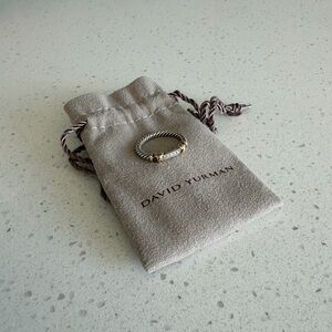 David Yurman Petite Helena Wrap Band Ring Size 7